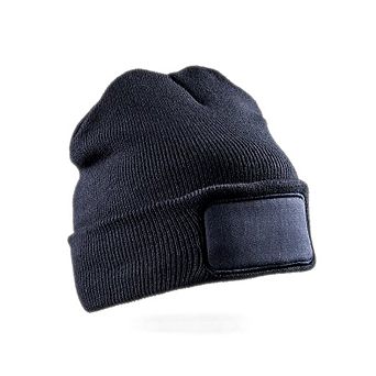 Result Adults Unisex Double Knit Printers Beanie
