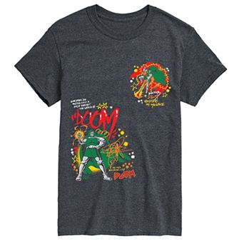 Men's Marvel Doctor Doom Graffiti Patches Graphic Tee