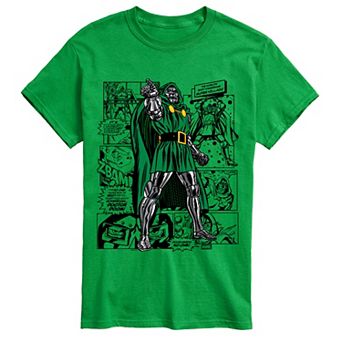 Men's Marvel Doctor Doom Comic Panels Graphic Tee