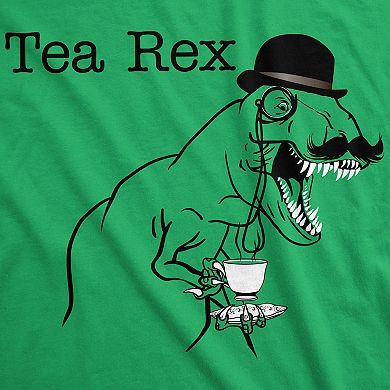 Mens Tea Rex T Shirt Funny Cute Dinosaur Graphic Vintage Saying Cool Tee