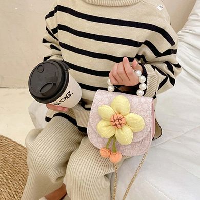 Children Girl Floral Pattern Cute Crossbody Bags