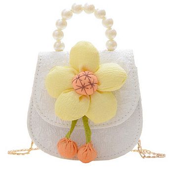 Children Girl Floral Pattern Cute Crossbody Bags