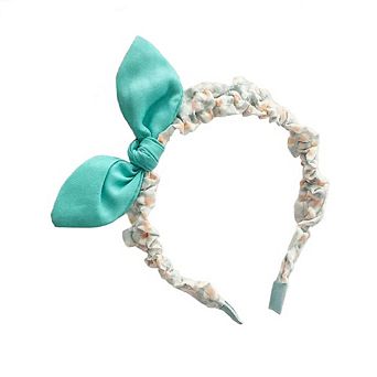 Sweet Girls Candy Color Bow Tie Design Fabric Headband
