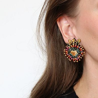 Crown Post Earring