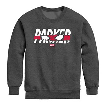 Boys 8-20 Spider-Man Parker Tear Crew Fleece Sweatshirt