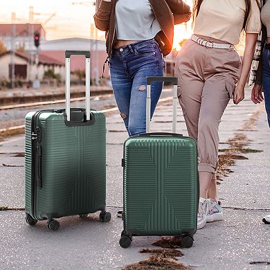 Expandable Hardshell Luggage Set (4-Piece) Hynes Eagle