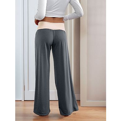 Women's Low Rise Sweat Wide Leg Pants