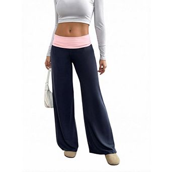 Women's Low Rise Sweat Wide Leg Pants