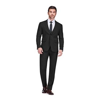 Gino Vitale Men's 2 pc 4-Way Stretch Notch Lapel Slim Fit Suit