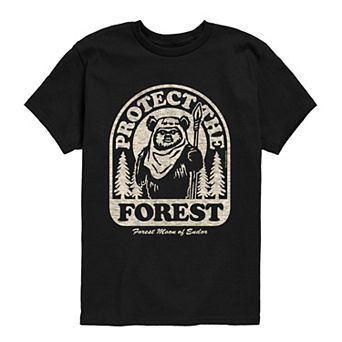 Boys 8-20 Star Wars Ewok Protect The Forest Graphic Tee