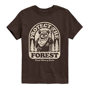 Boys 8-20 Star Wars Ewok Protect The Forest Graphic Tee