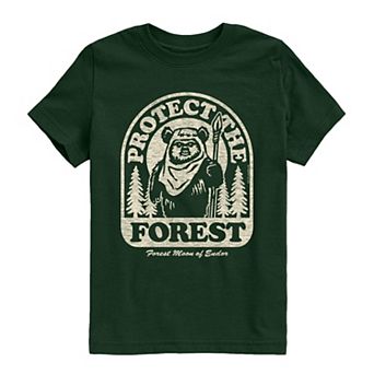 Boys 8-20 Star Wars Ewok Protect The Forest Graphic Tee