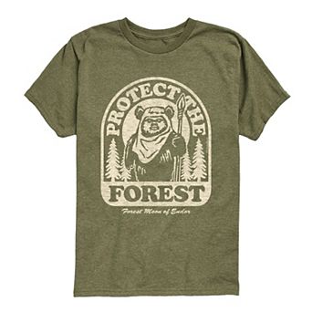 Boys 8-20 Star Wars Ewok Protect The Forest Graphic Tee