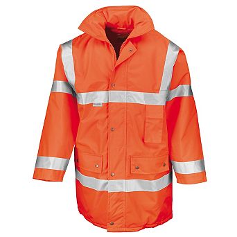 Result Mens Safeguard High-Visibility Safety Jacket (EN471 Class 3)