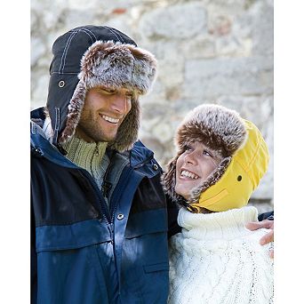 Result Unisex Classic Thermal Winter/Ski Sherpa Trapper Hat