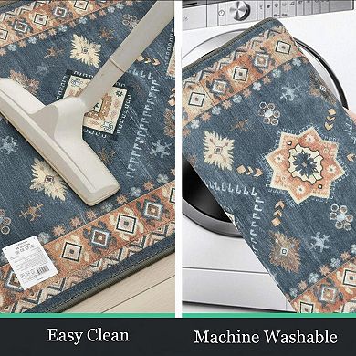 3 Piece Kitchen Rug Set Non Slip Washable Thick Floor Mats for Hallway Laundry Holiday Decor