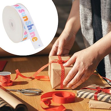 Reusable Letter Pattern Gift Ribbon 1Pc