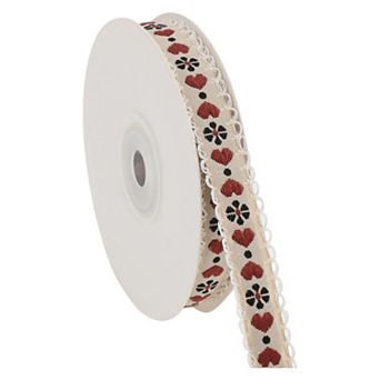 Heart Flower Gift Ribbon 1 pc