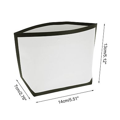 4Pcs Solid Color Gift Bags in Black and White for All Occasions
