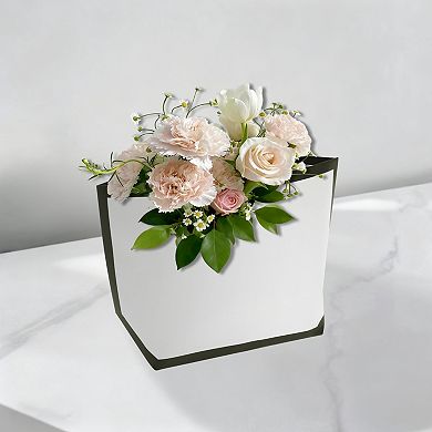 4Pcs Solid Color Gift Bags in Black and White for All Occasions