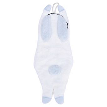 Cute Animal-Shaped Hanging Hand Towels, Super Absorbent Soft Coral Fleece Towels 13"x6"