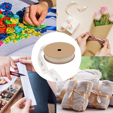 Letter Pattern Gift Ribbon 1Pc