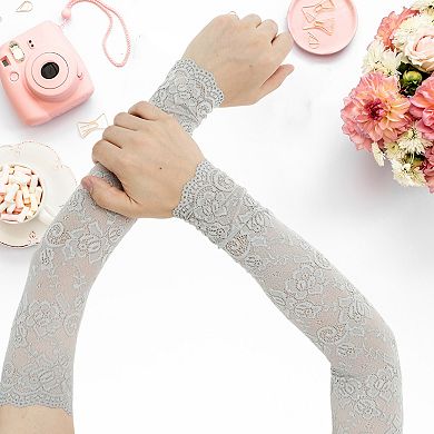 1 Pair Sun Protection Cooling Arm Sleeves for Men Women