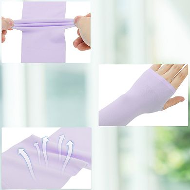 Cooling Arm Sleeves for Men Women 14.96"x3.54" 1 Pair