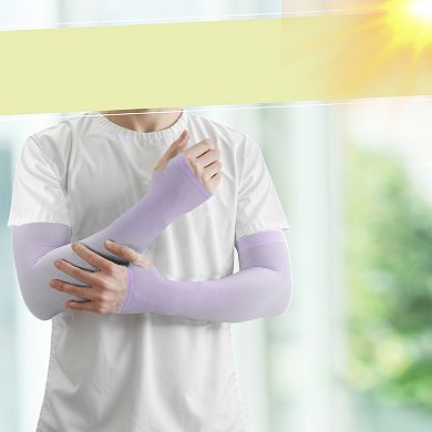 Cooling Arm Sleeves for Men Women 14.96"x3.54" 1 Pair