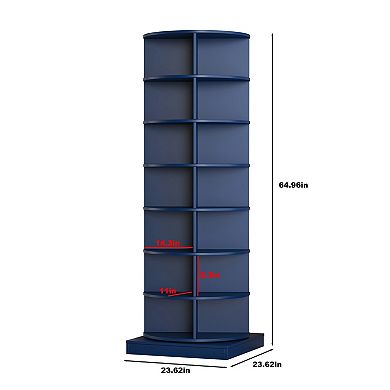 360° Rotating 7-Tier Shoe Cabinet, Large Capacity Storage for Entryway Closet, Ideal for Families