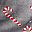 Grey Candy Canes
