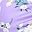 Purple White Flower