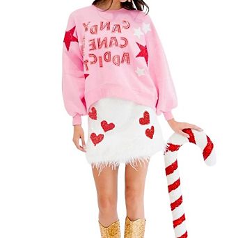 Women's Sparkly Sequin Y2k Star Glitter Mini Skirt