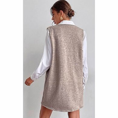 Women's Knit Sleeveless Overall Dress