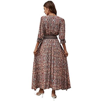 ladies long beach dresses pimelu Beach Dresses for Women Casual Summer, Women's Summer Bohemian Long  Maxi Dress Casual Sleeveless V Neck Loose Sundress Beach Cover Up Long Cami
