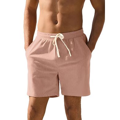 Men Casual Corduroy Pocket Shorts