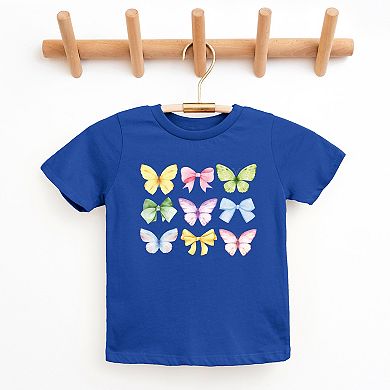 The Juniper Shop Butterflies Coquette Youth Short Sleeve Tee
