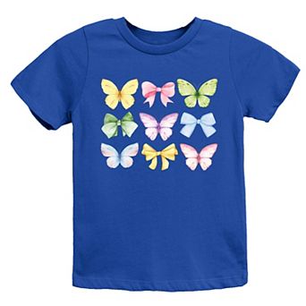 The Juniper Shop Butterflies Coquette Youth Short Sleeve Tee