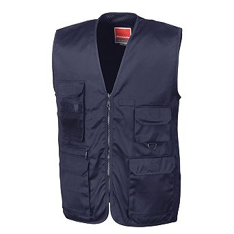 WORK-GUARD by Result Unisex Adult Adventure Safari Waistcoat
