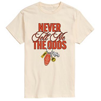 Men's Star Wars Never Tell Me The Odds Graphic Tee