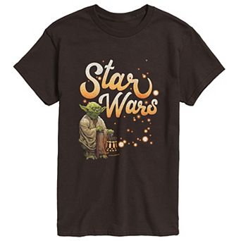 Men's Star Wars Yoda Fireflies Graphic Tee