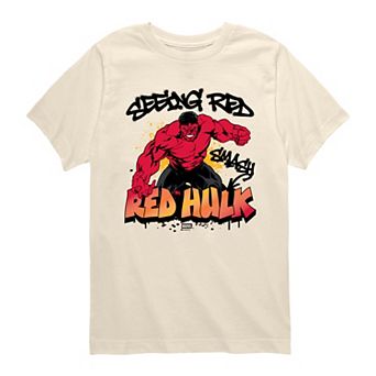 Boys 8-20 Red Hulk Graphic Tee