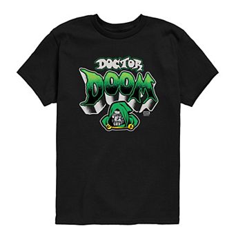 Boys 8-20 Doctor Doom Logo Graphic Tee