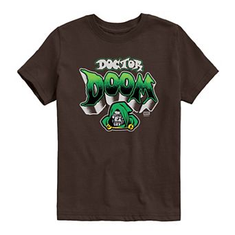 Boys 8-20 Doctor Doom Logo Graphic Tee