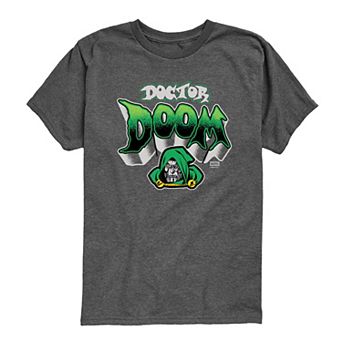Boys 8-20 Doctor Doom Logo Graphic Tee