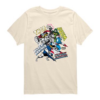 Boys 8-20 The Avengers Heroes vs. Villains Graphic Tee
