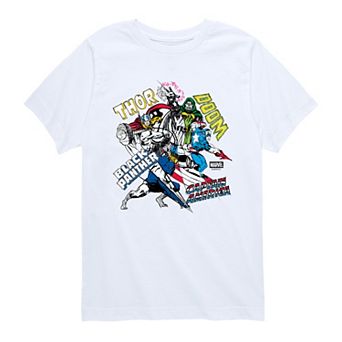 Boys 8-20 The Avengers Heroes vs. Villains Graphic Tee