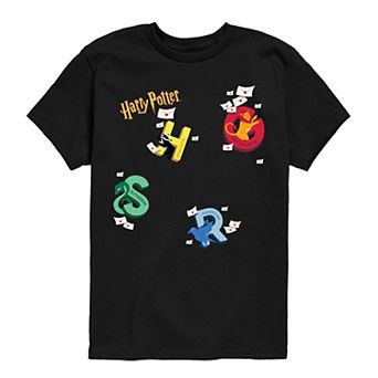 Boys 8-20 Harry Potter Hogwarts Houses Icons Graphic Tee