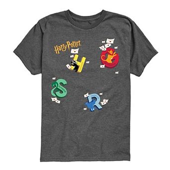 Boys 8-20 Harry Potter Hogwarts Houses Icons Graphic Tee