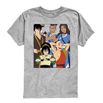 Boys 8-20 Avatar The Last Airbender Group Collage Graphic Tee